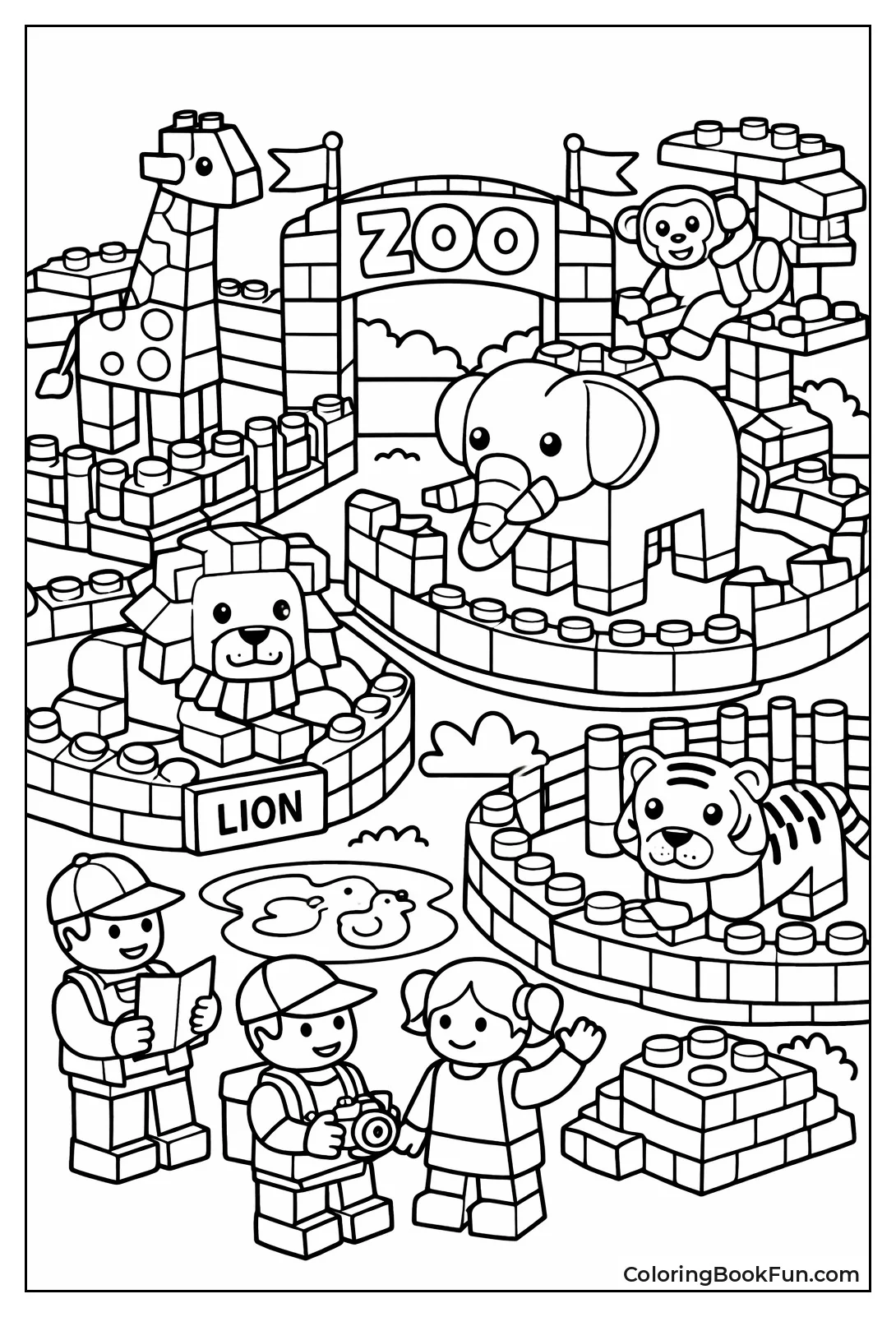 Lego Zoo Brick Builds