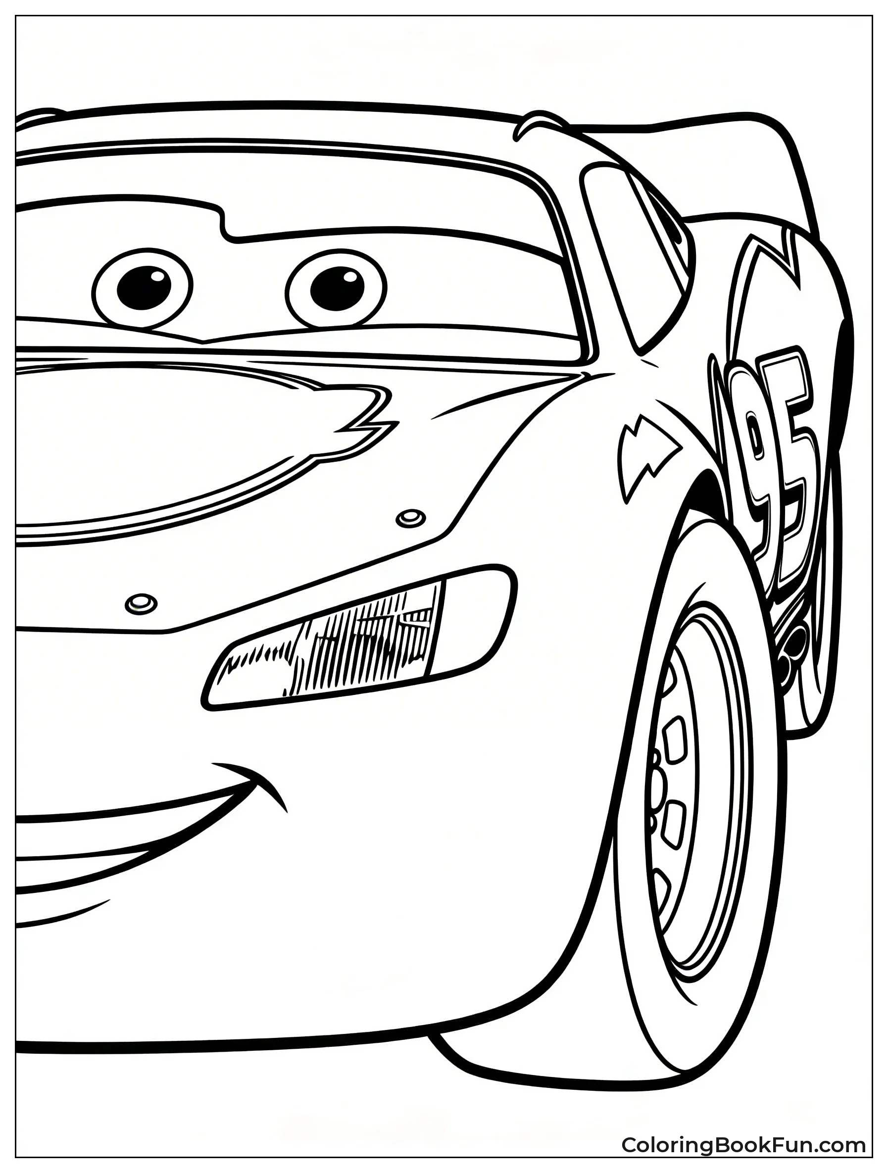 Lightning McQueen Red Race Car