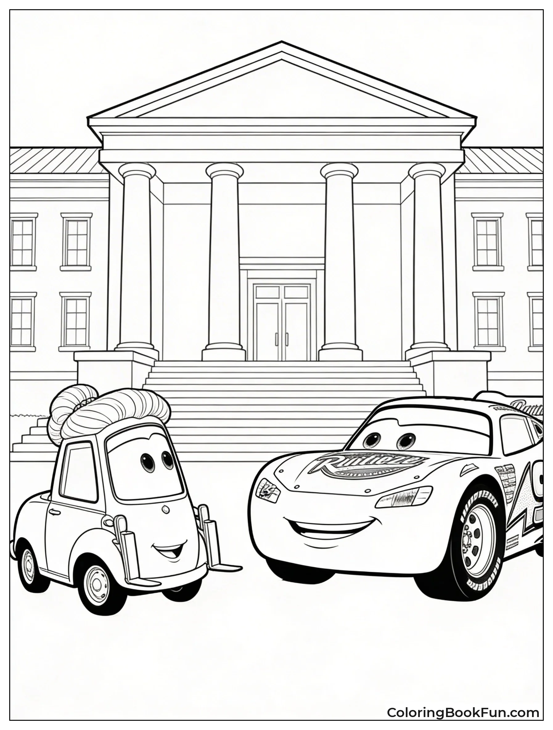 McQueen Hears Lizzie's Gossip Chat