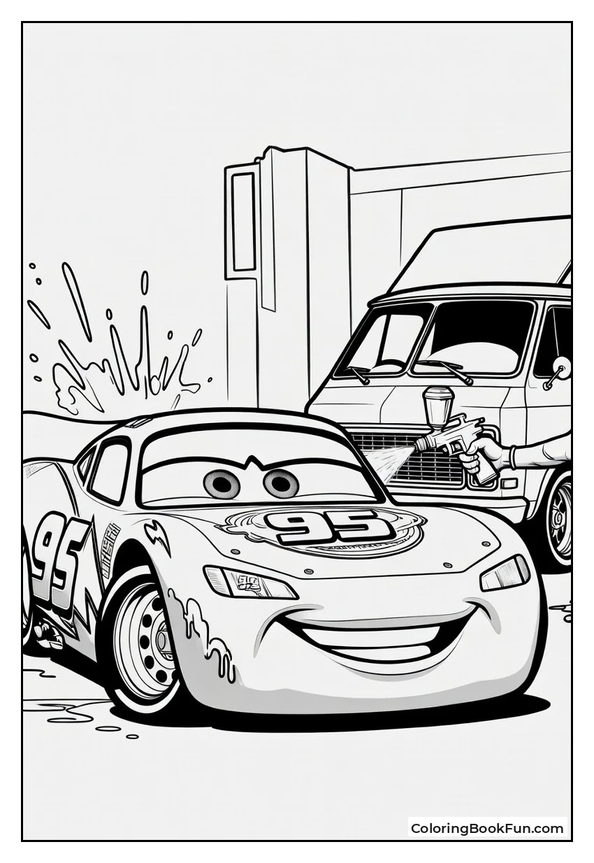 Ramone Paints McQueen's New Look