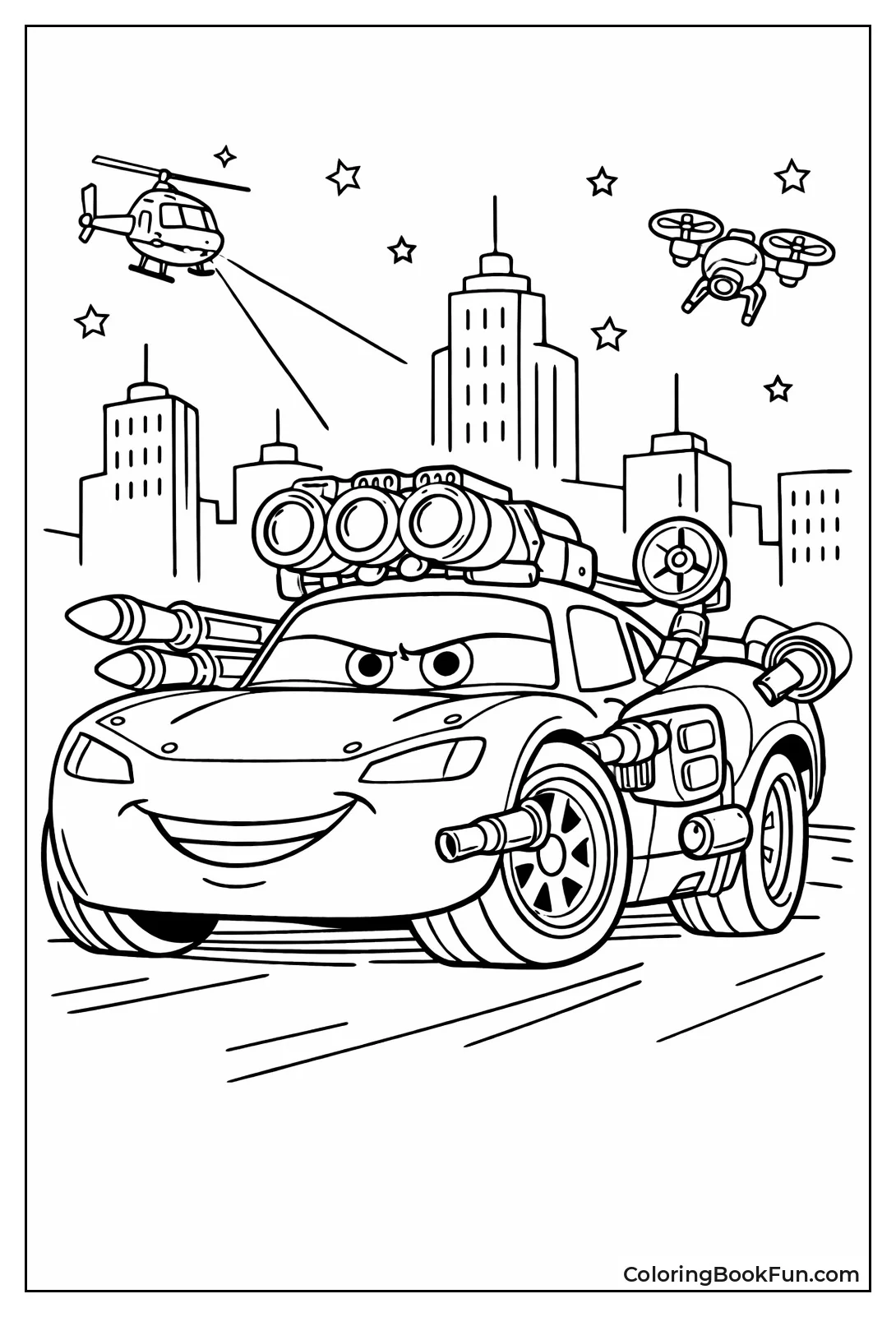 Spy McQueen with Cool Gadgets