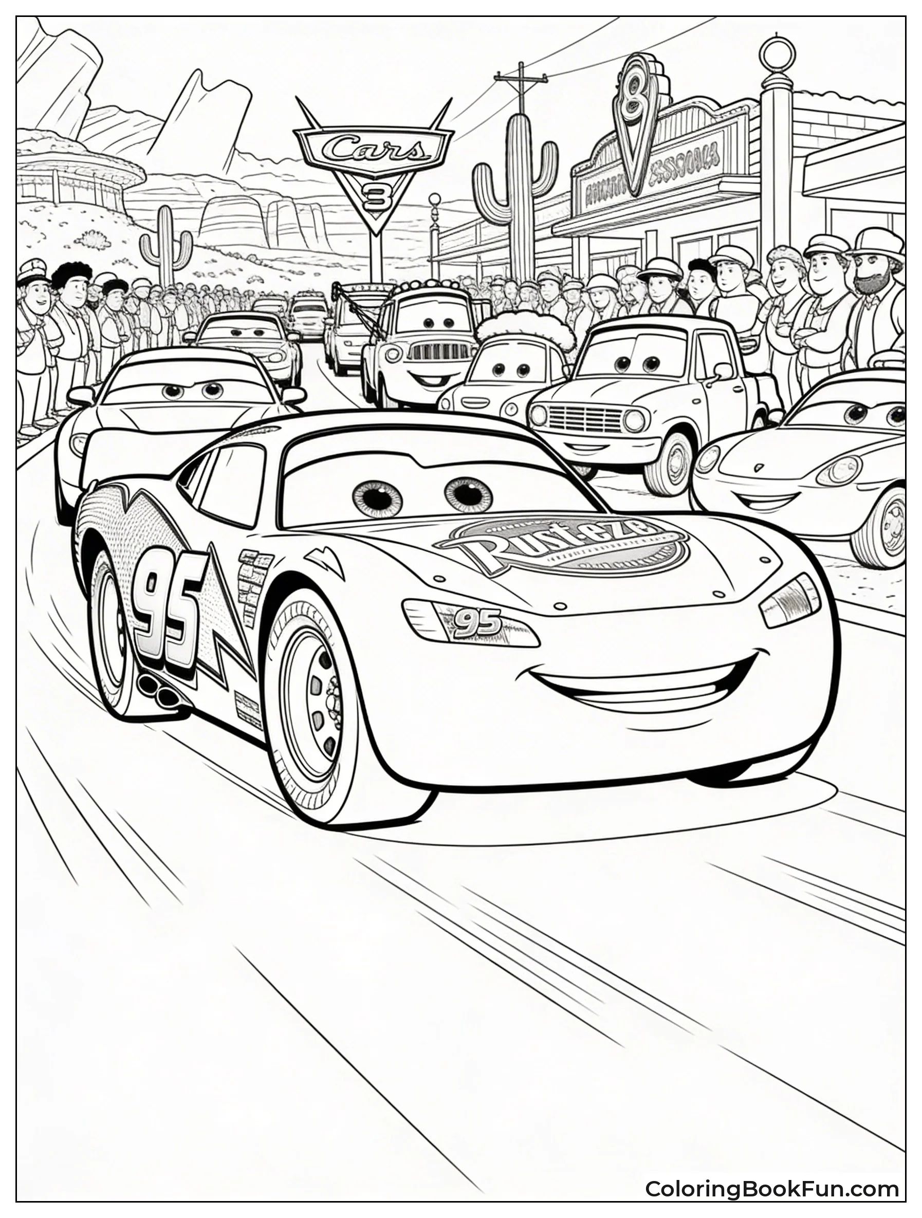 Town Parade Led by McQueen