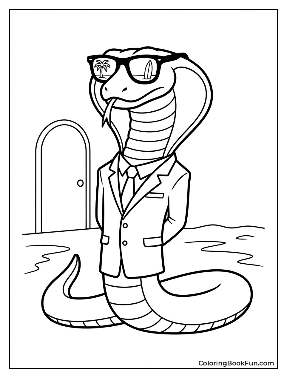 Cobra Wears Cool Shades