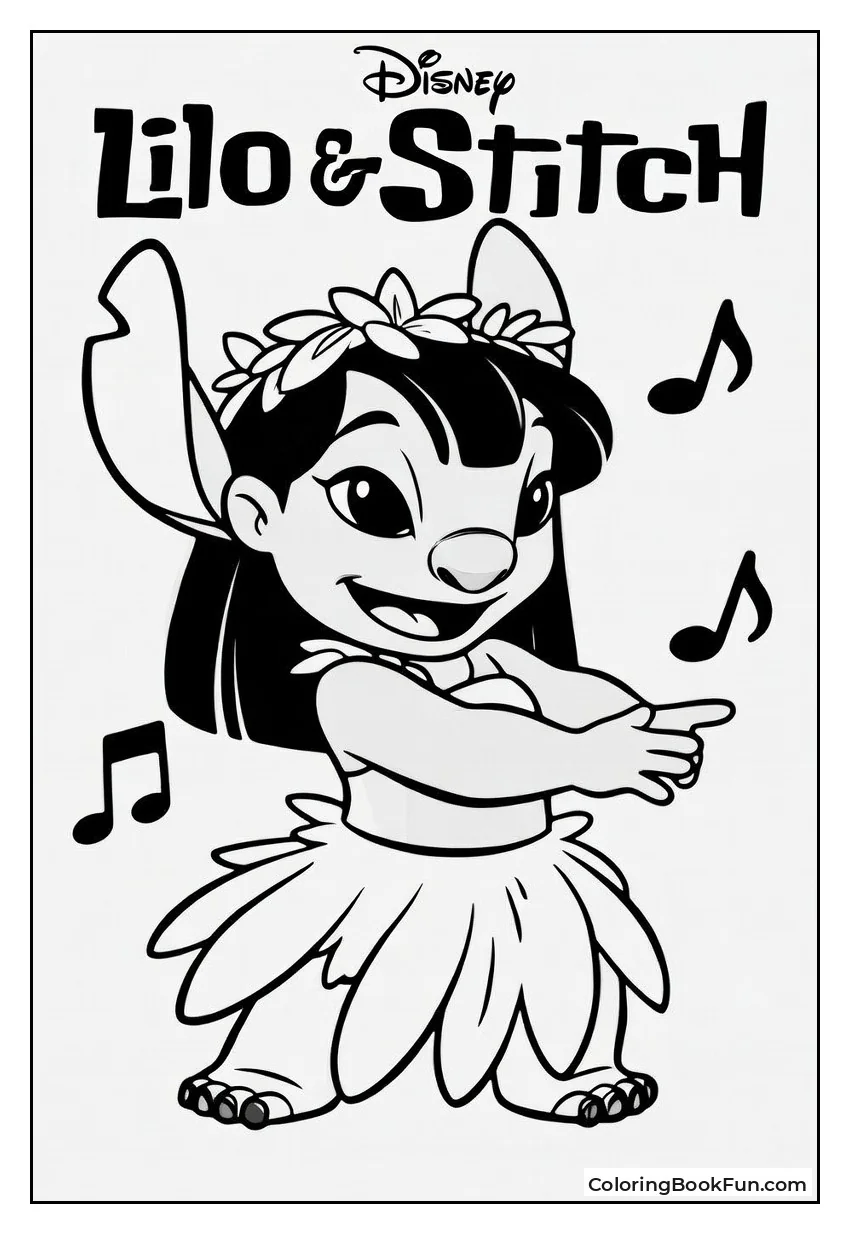 Lilo Dances Fun Hula