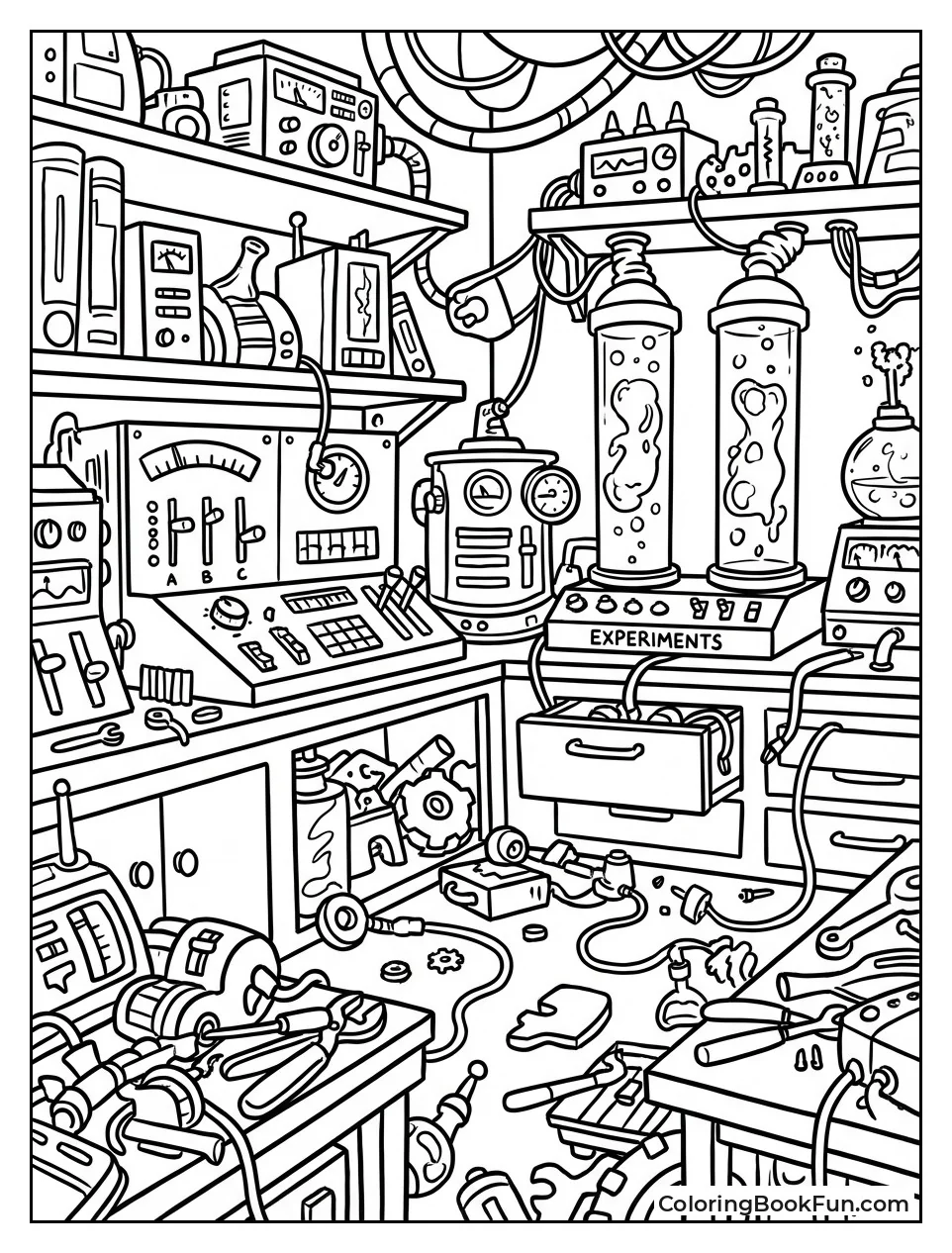 Jumba's Cluttered Alien Lab
