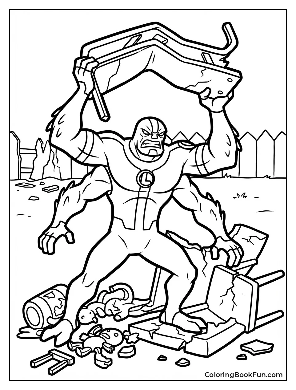 Leroy Clones Destructive Pose