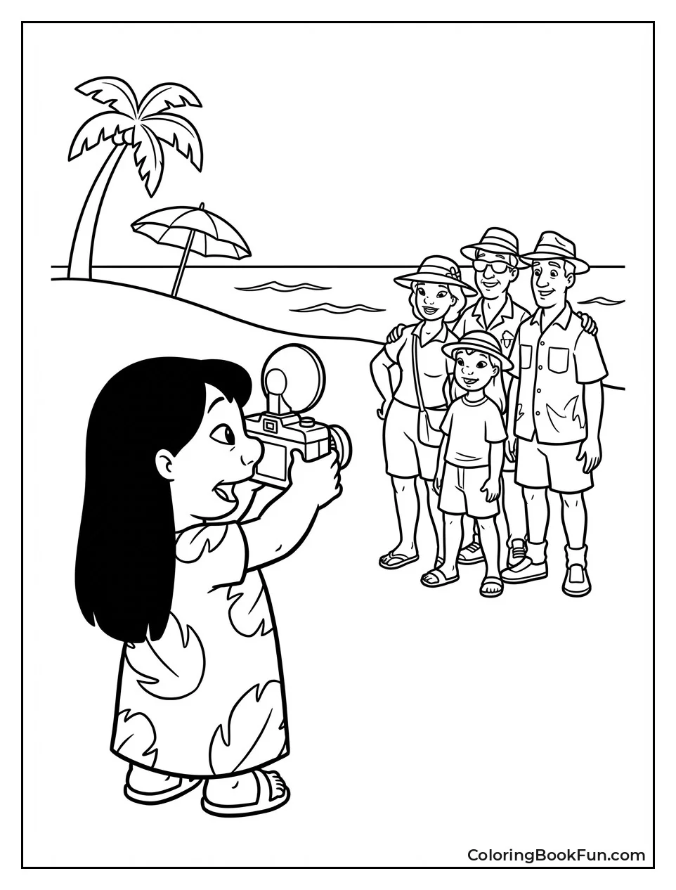 Lilo Snaps Beach Photos