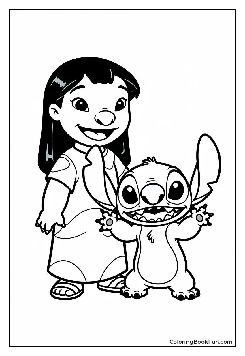 Realistic Lilo and Stitch