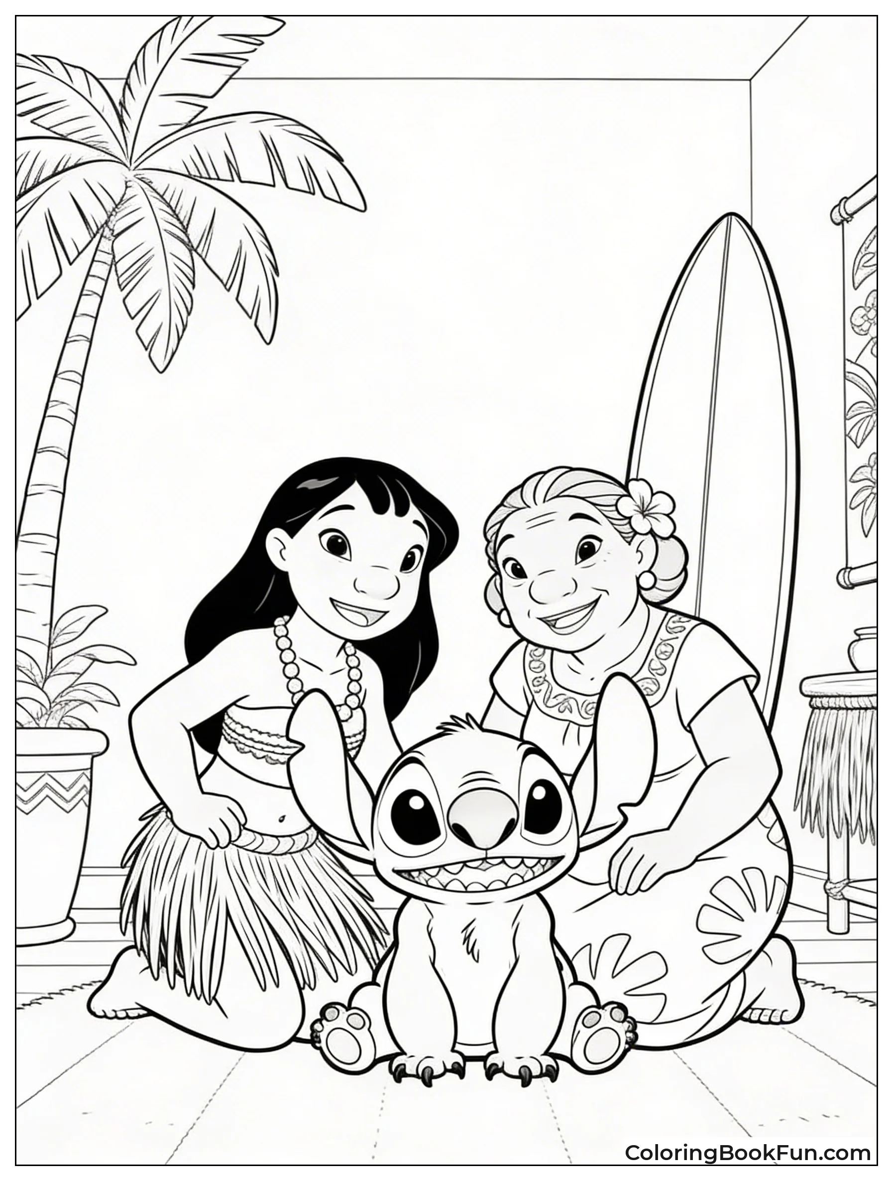 Lilo Nani Stitch at Home