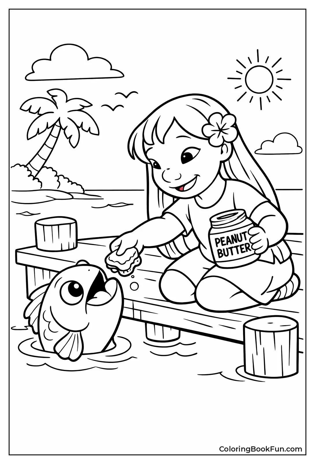 Lilo Feeds Pudge Sandwich