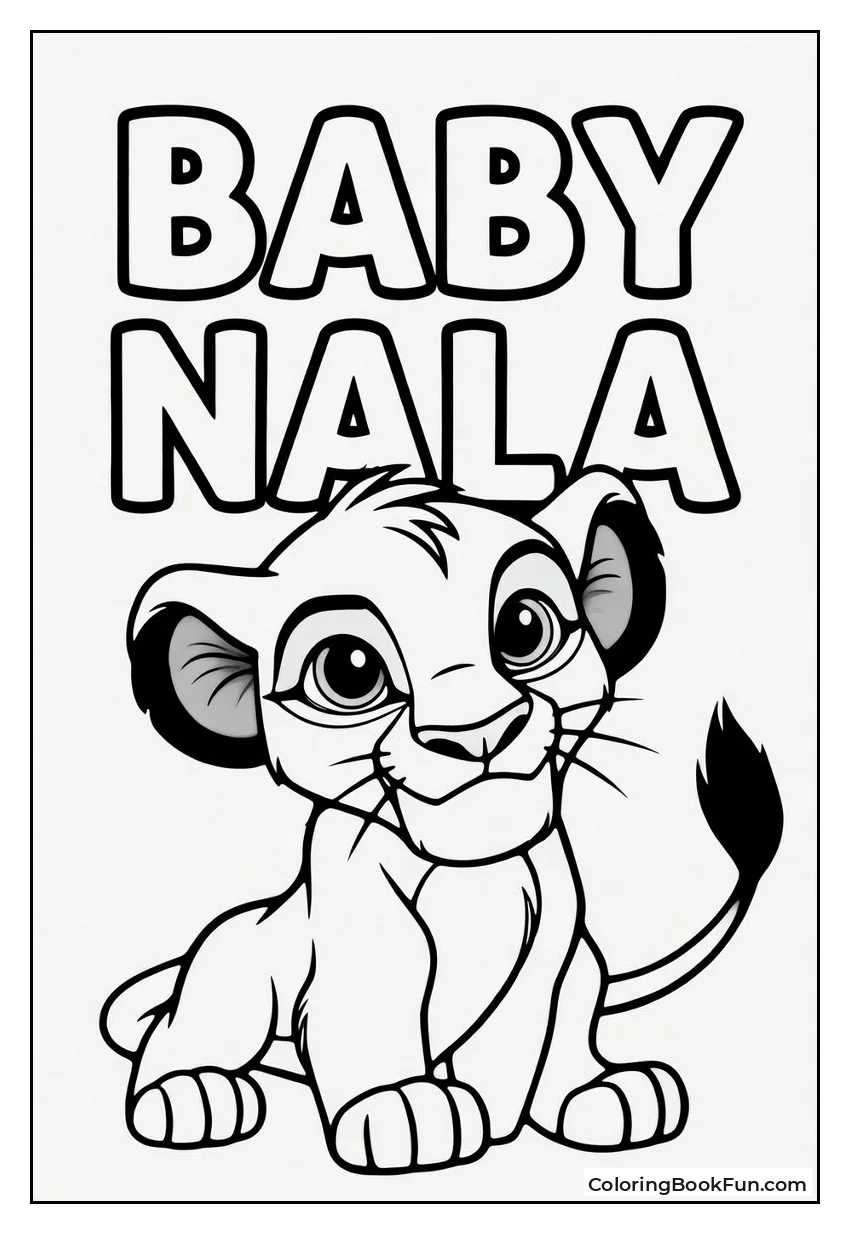 Baby Nala Explores Curiously