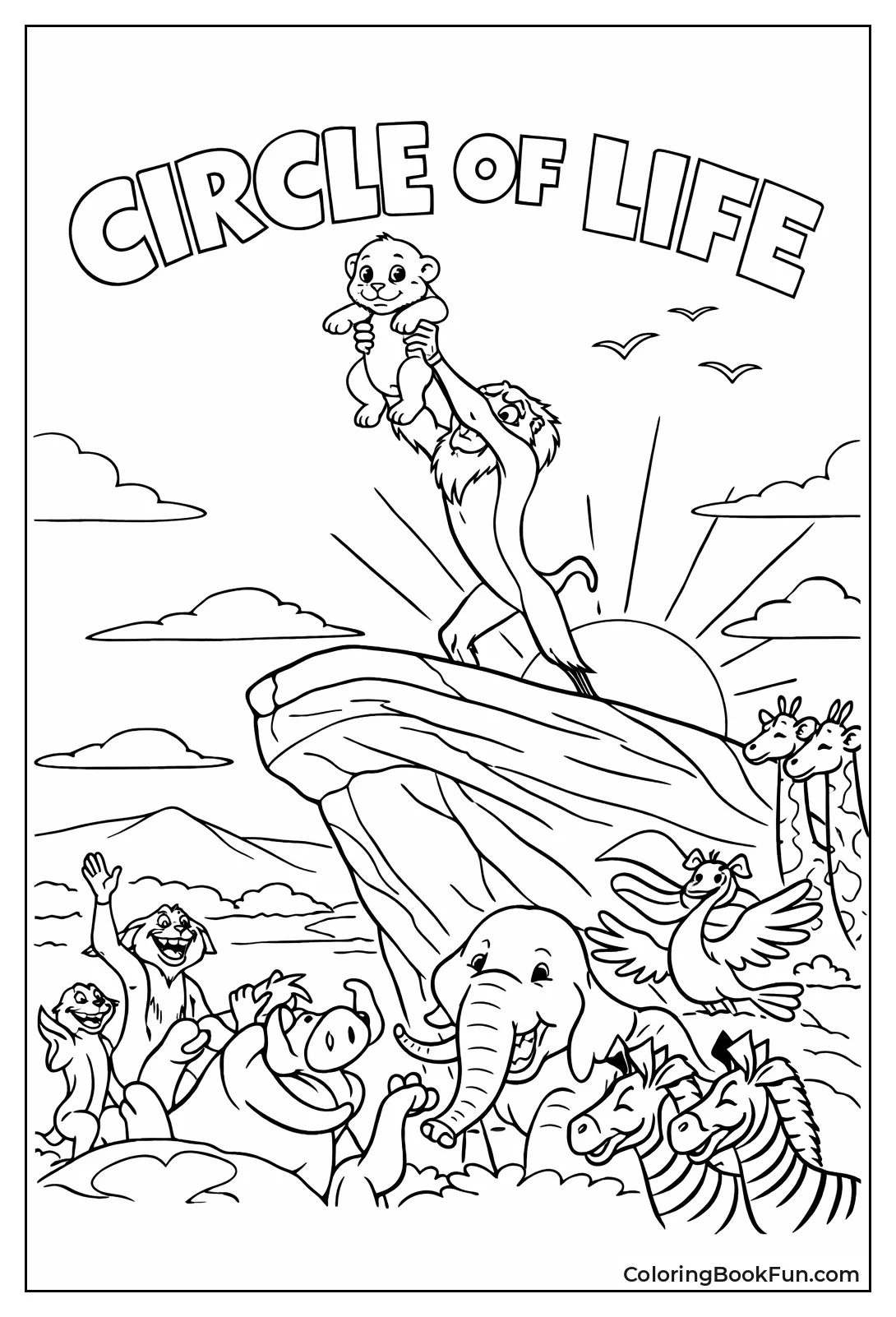 Rafiki Lifts Baby Simba