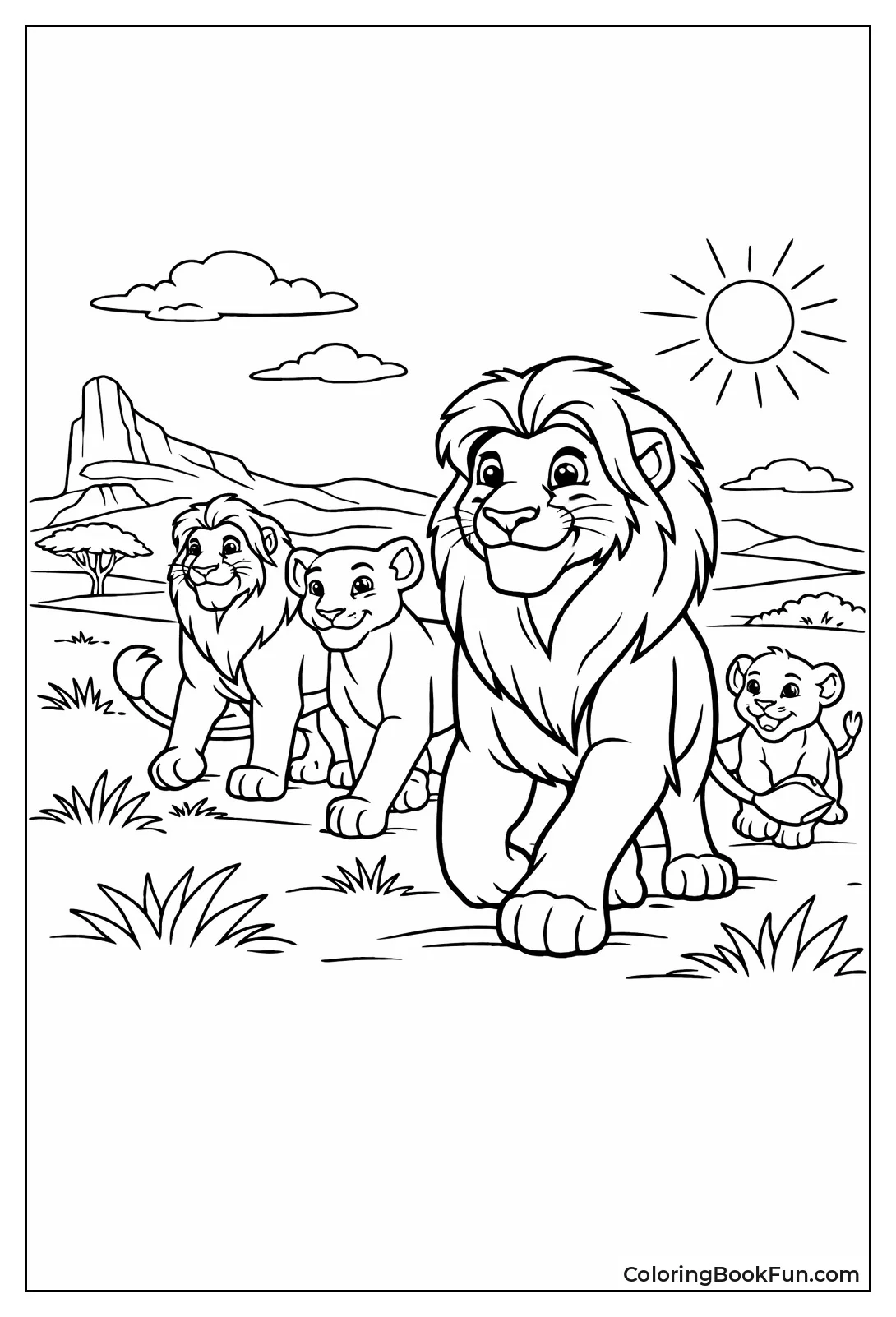 Simba Leads Pride Patrol