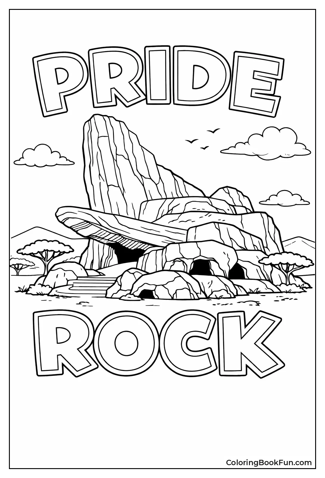 Pride Rock Rises High