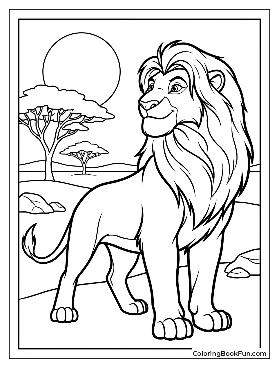 Sarabi Stands in Regal Pose