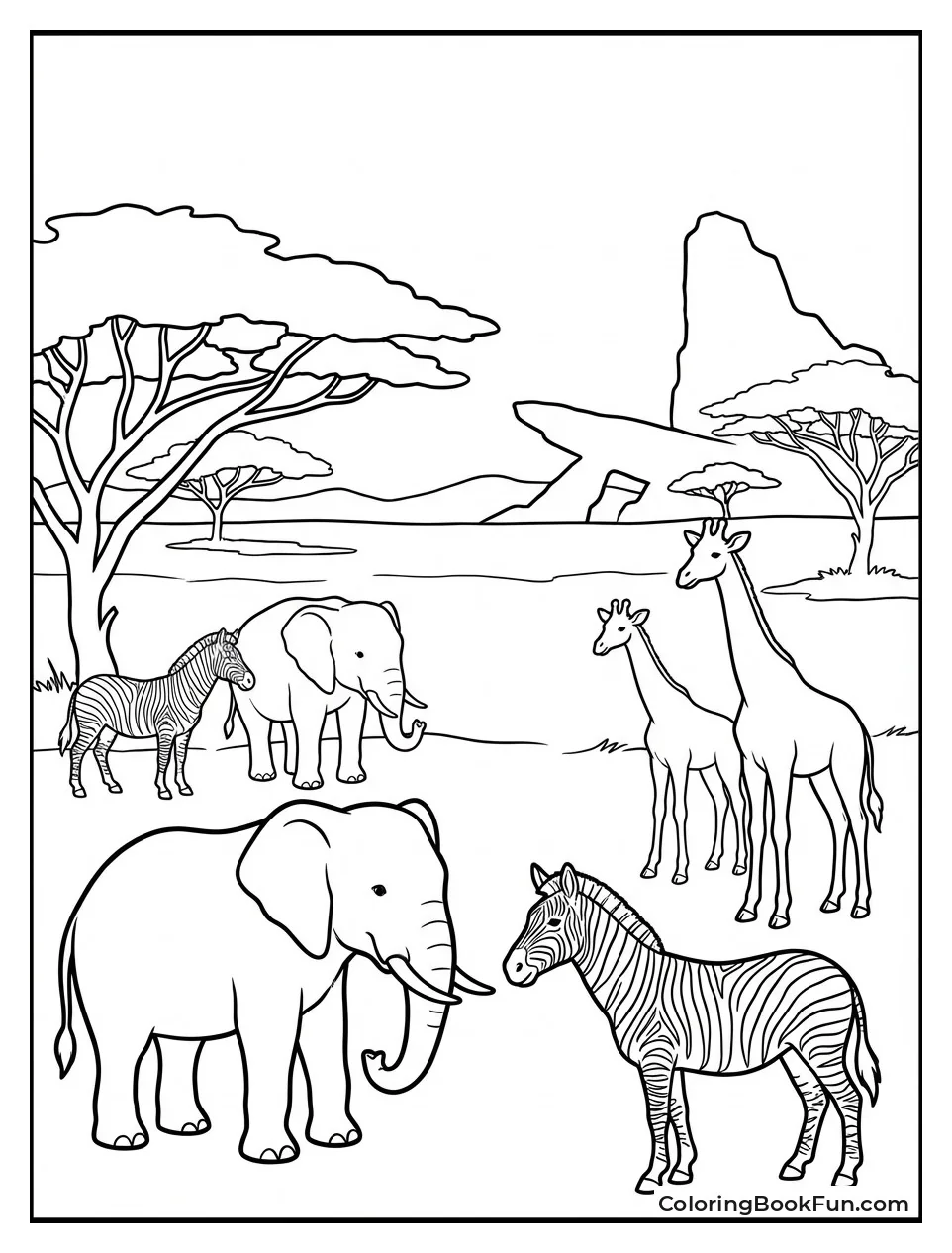 Savanna Shines at Sunrise