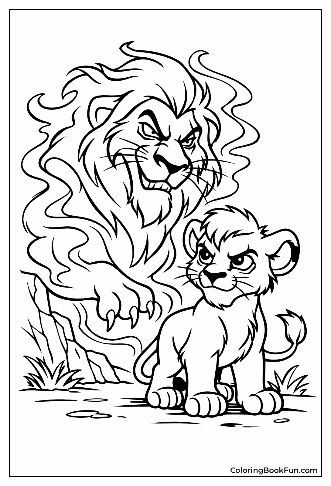 Scar Shadows Young Kovu