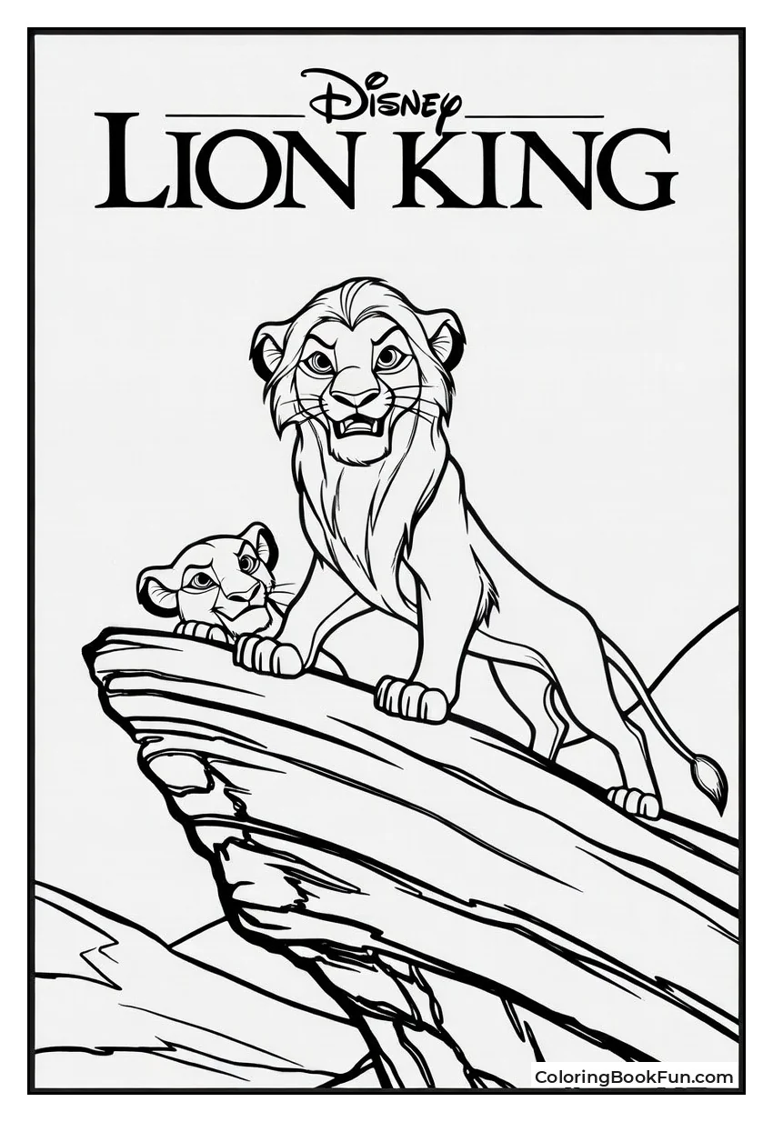 Simba Confronts Scar Dramatically