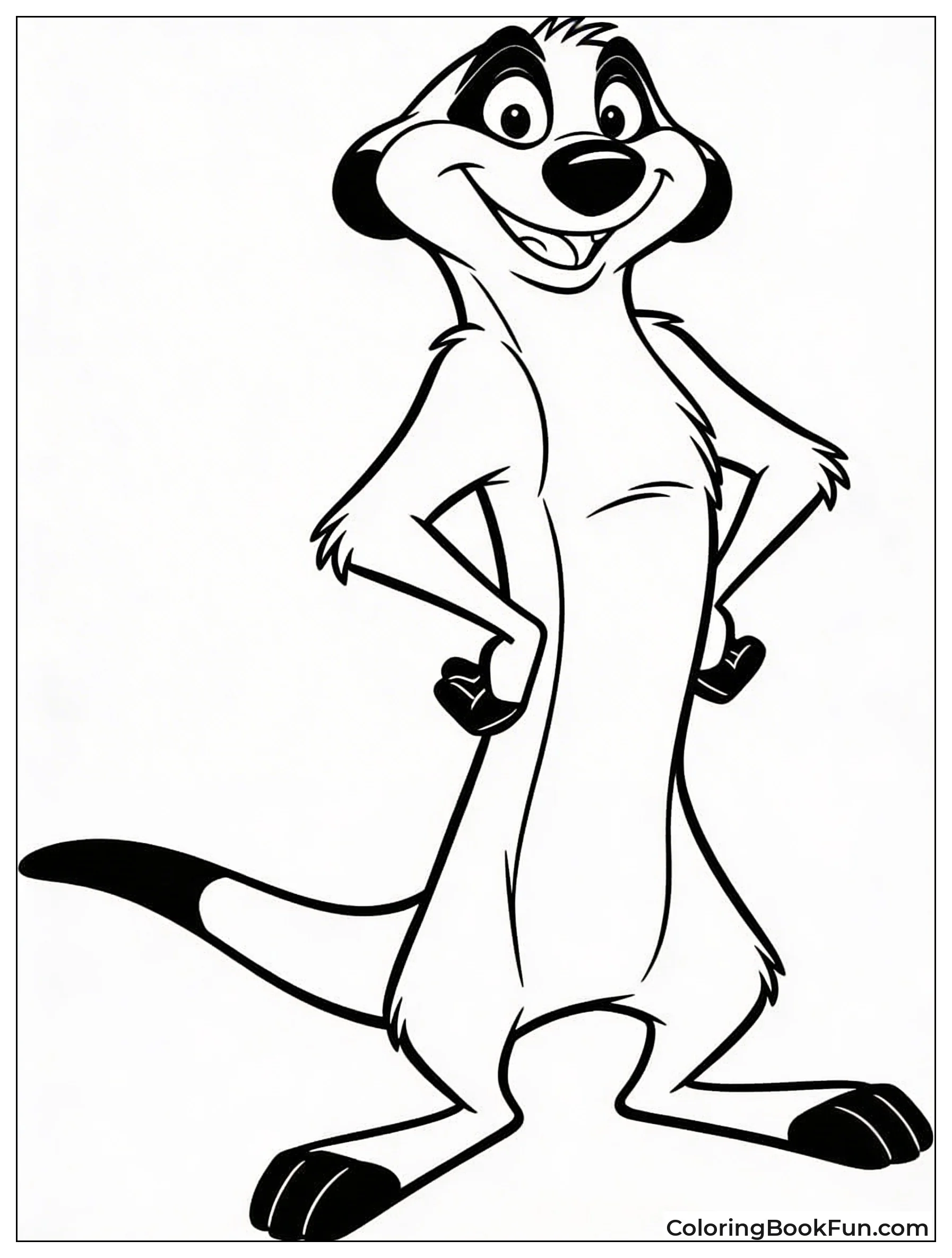 Timon Scouts on Hind Legs