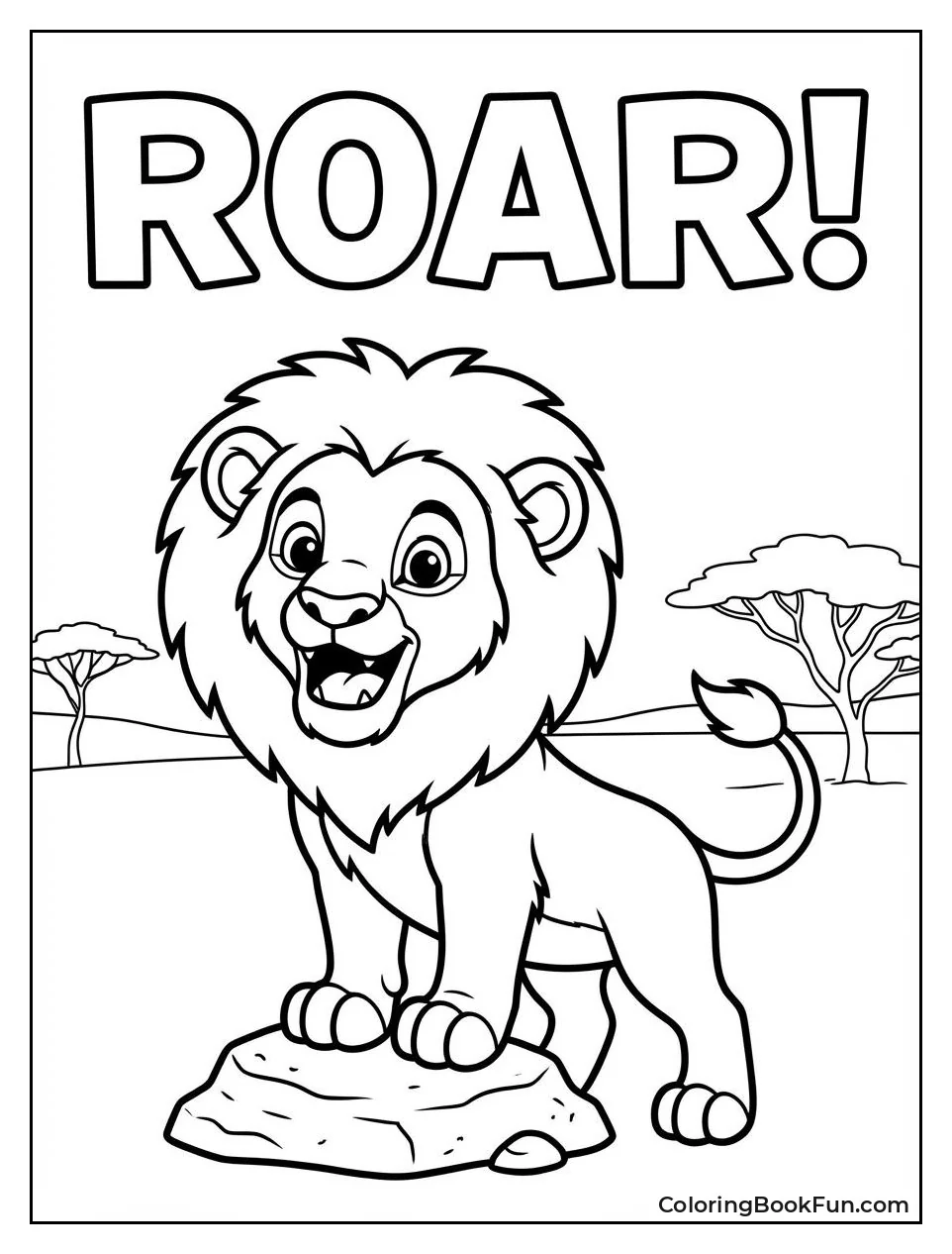 Young Simba Roars Fiercely