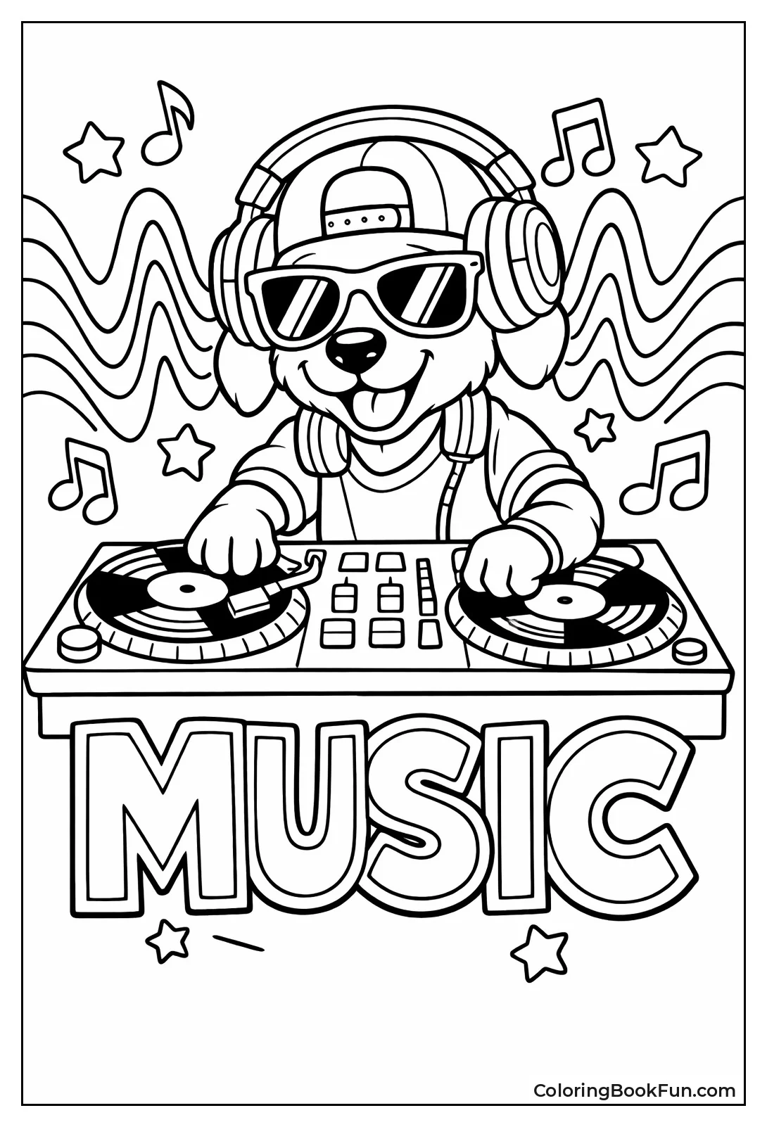 Dog DJ Spins Records