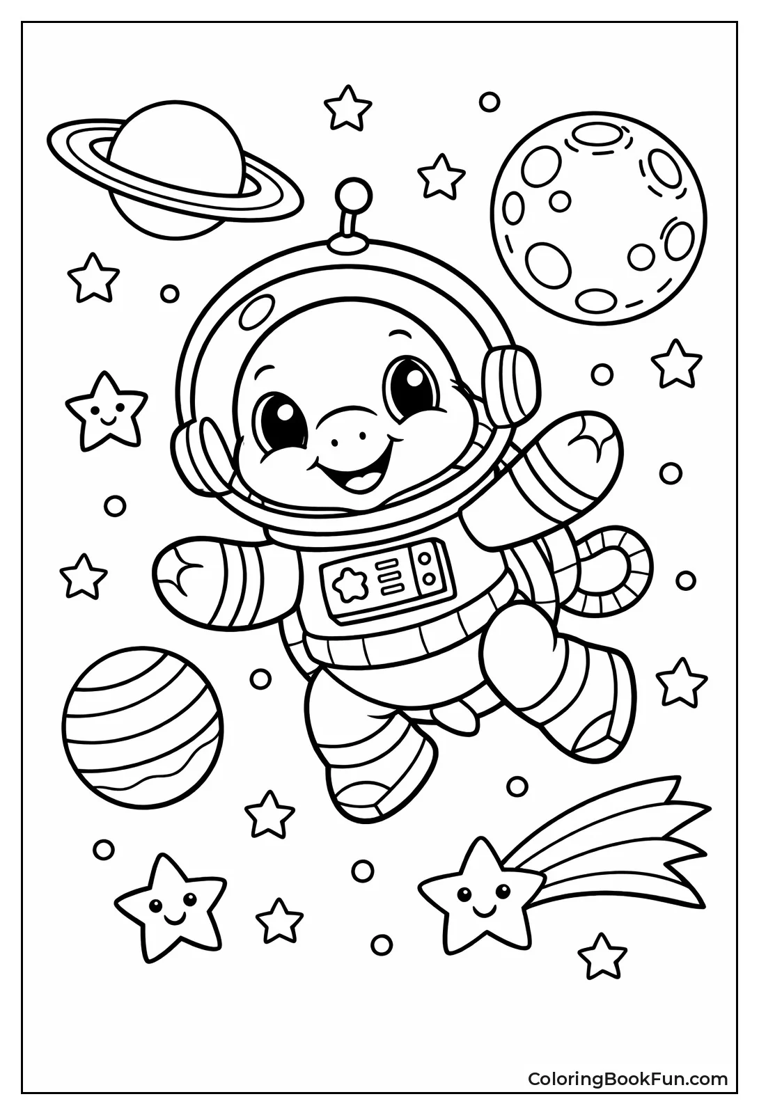 Turtle Orbits in Space