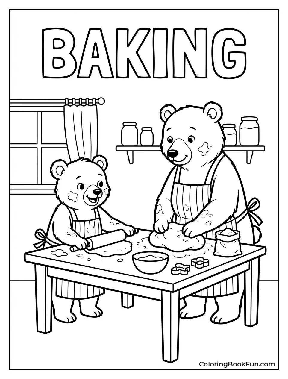 Baking Bread with Mom