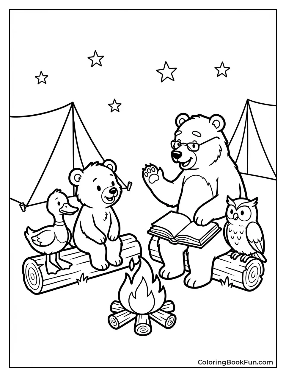 Campfire Story with Grandpa