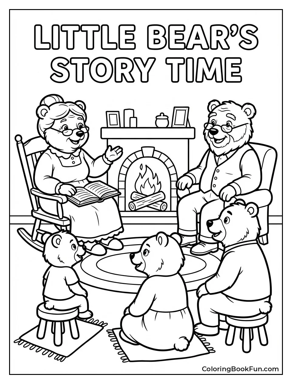 Family Gathers with Grandparents