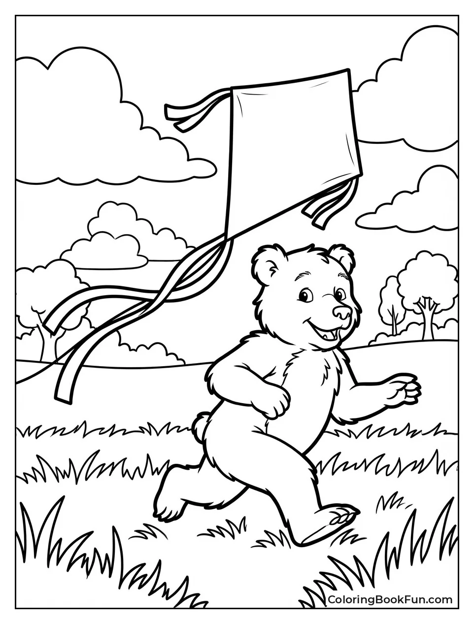 Little Bear Flies Kite