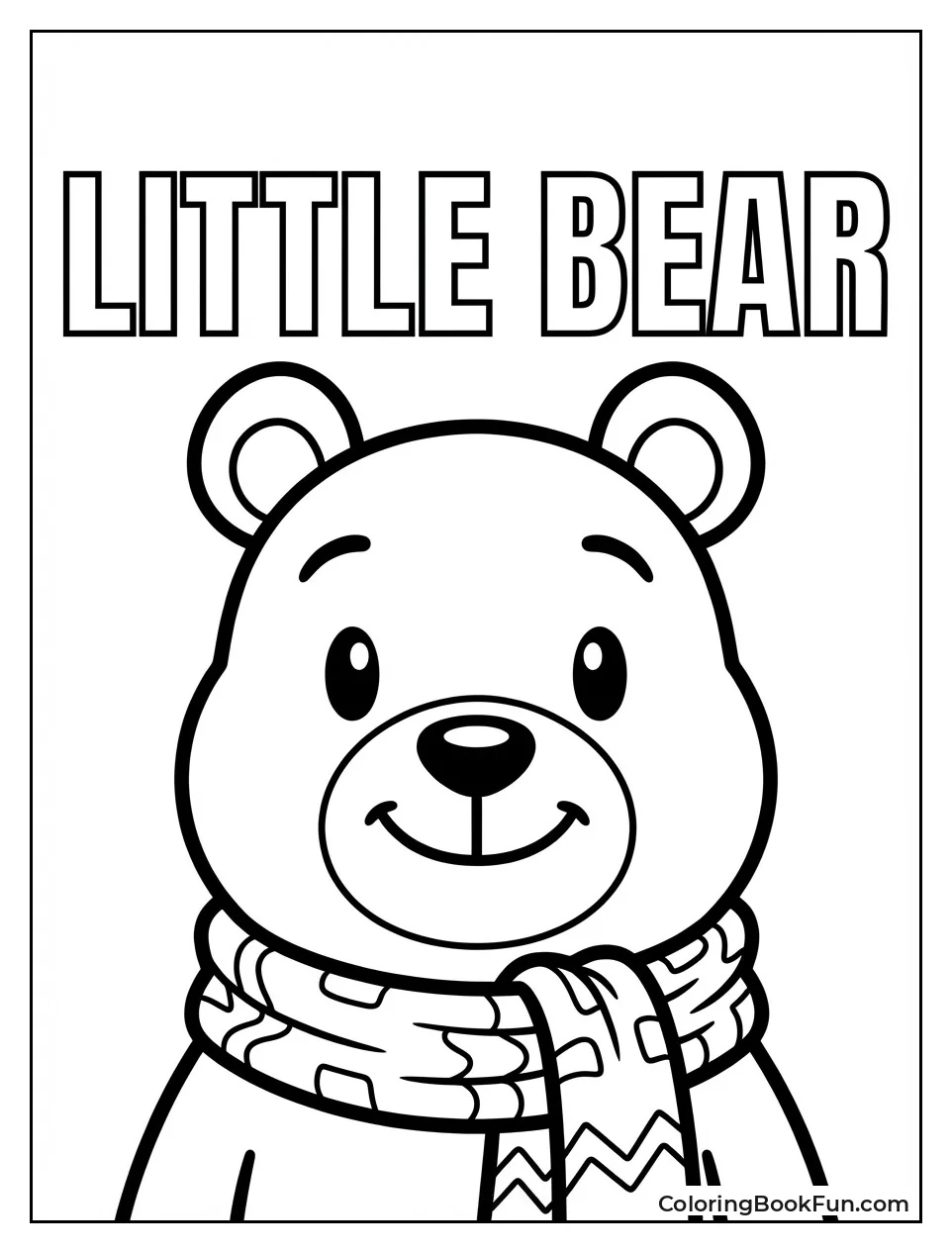 Little Bear Smiles with Scarf