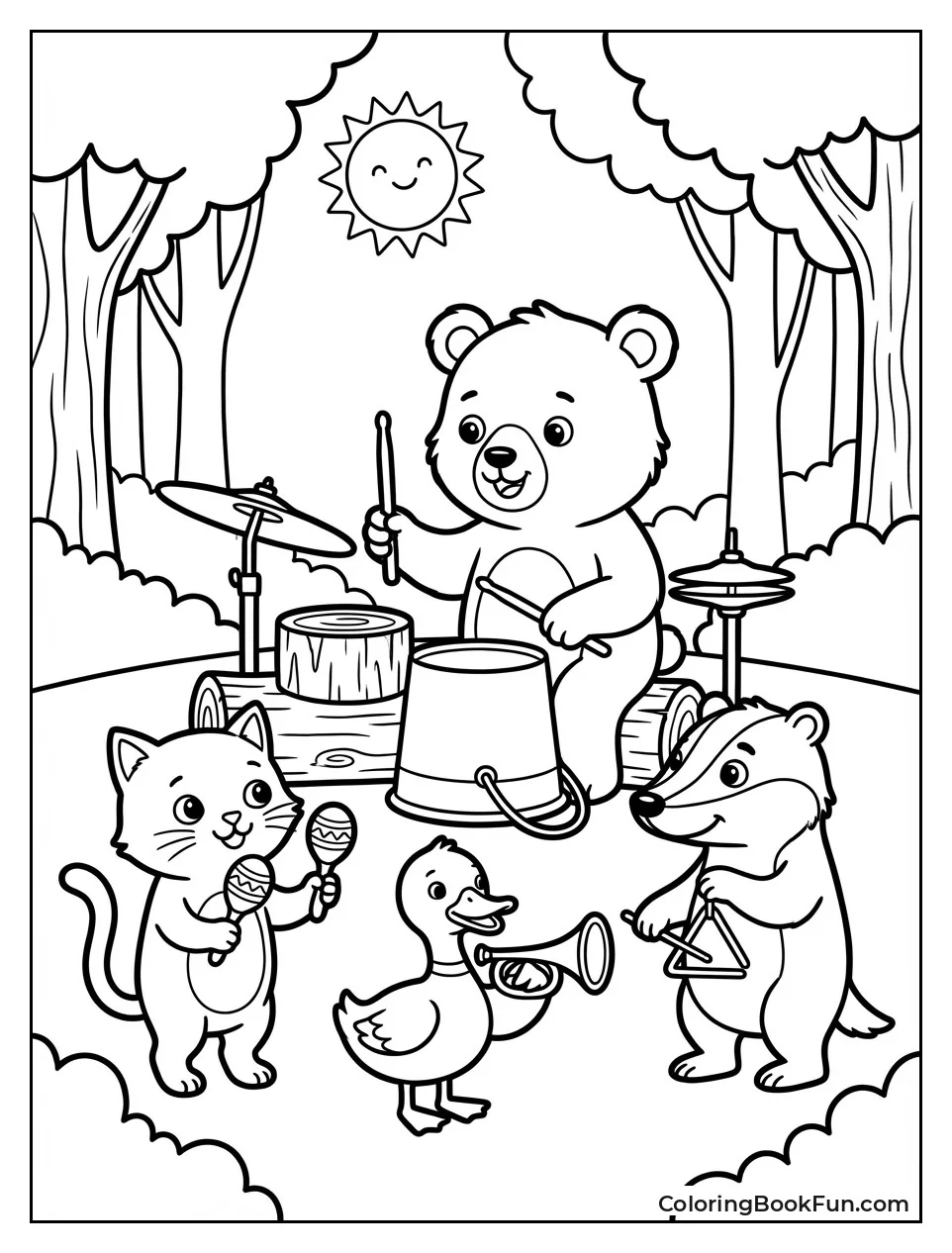 Little Bear Drums with Band