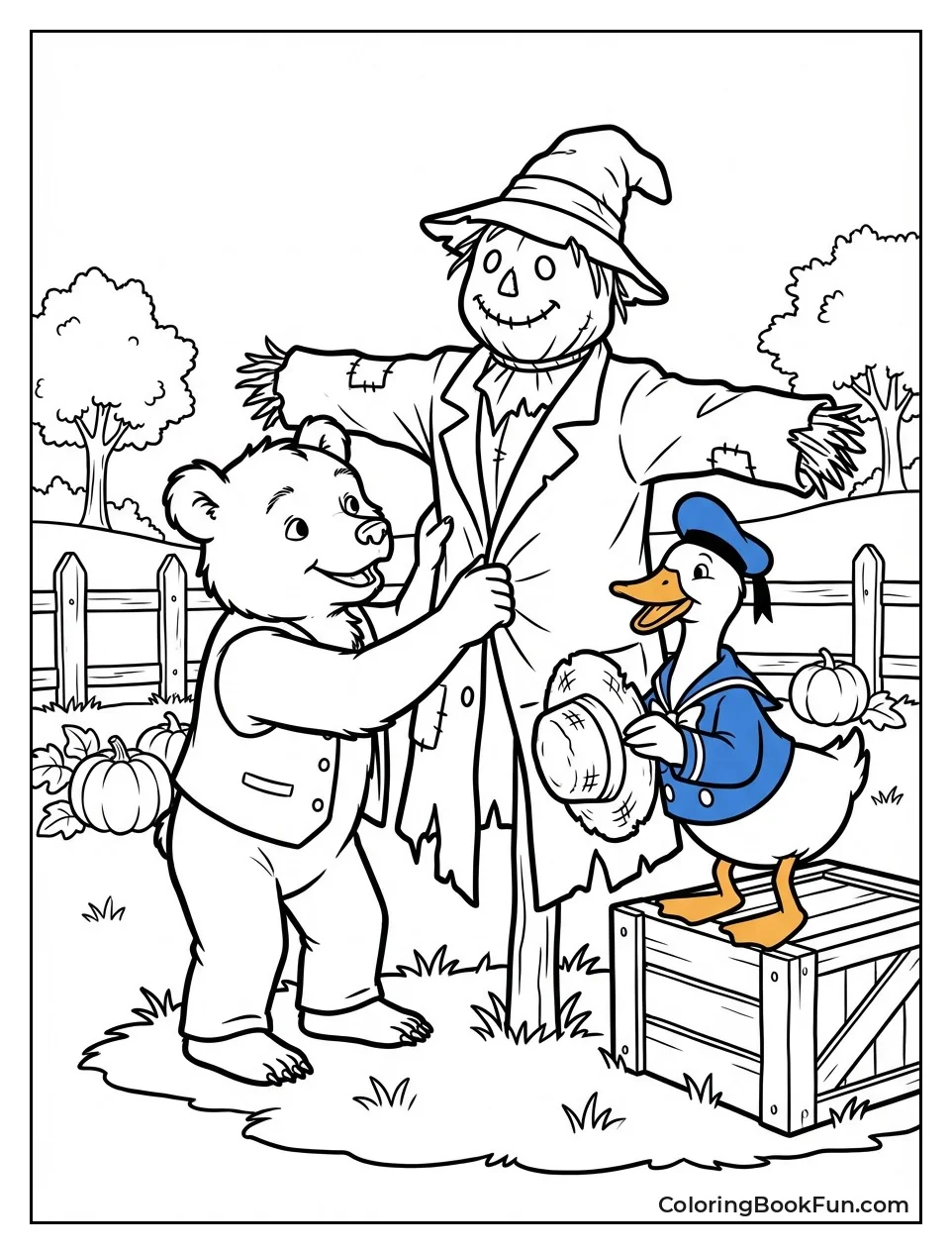 Dressing Garden Scarecrow