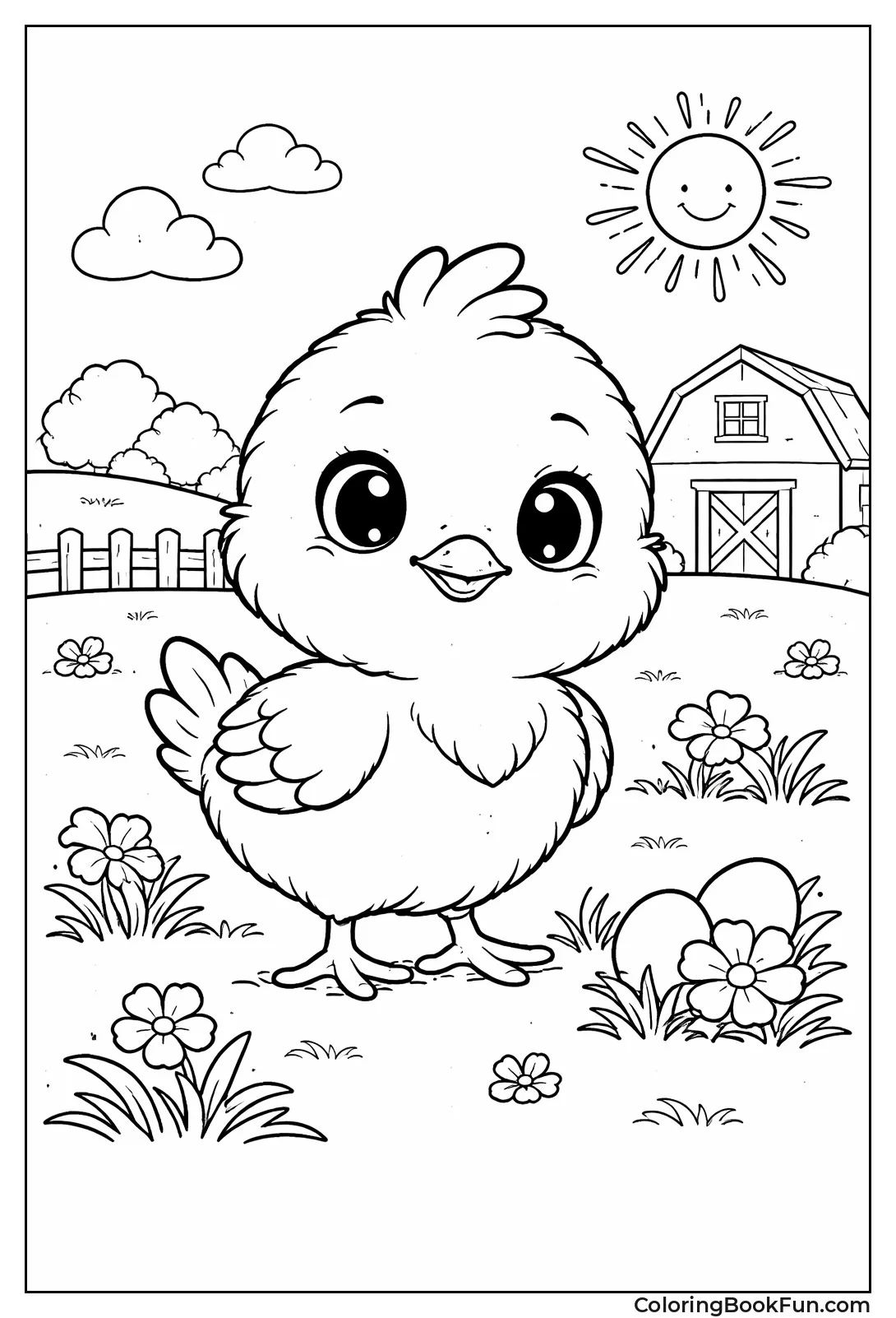 Little Chick with Big Eyes