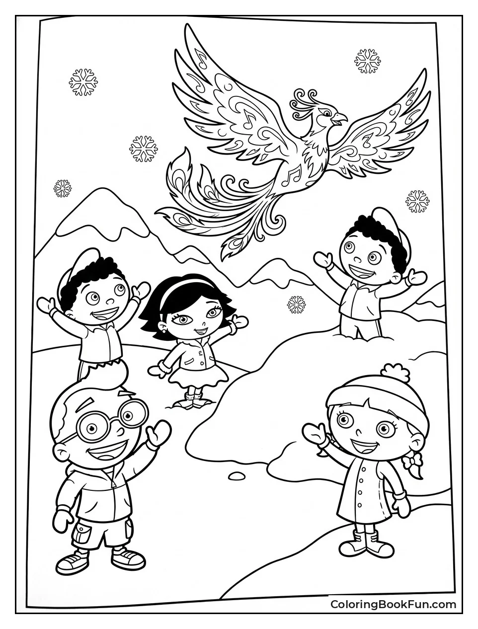 Team Saves Magical Firebird