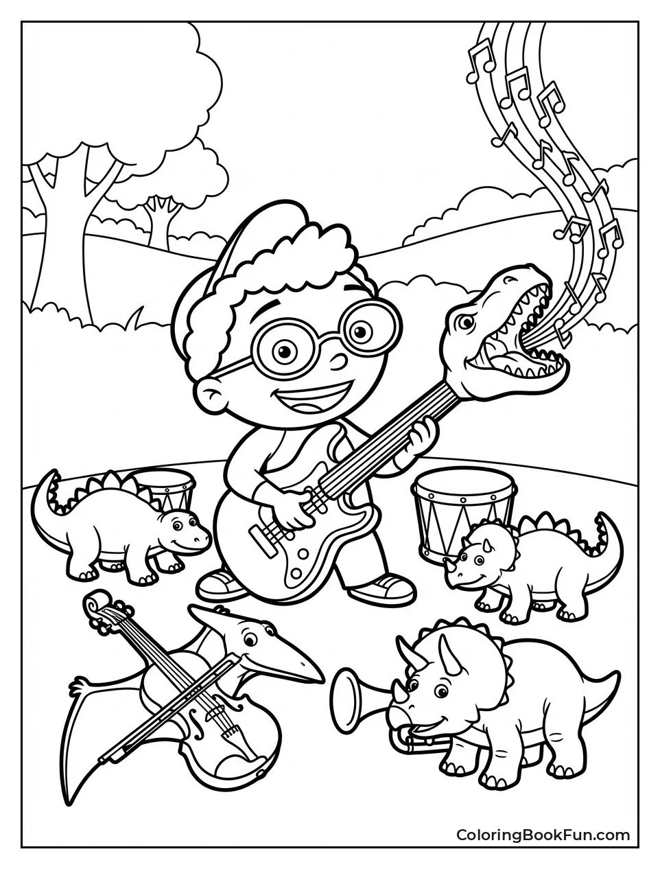 Quincy with Dino Instruments