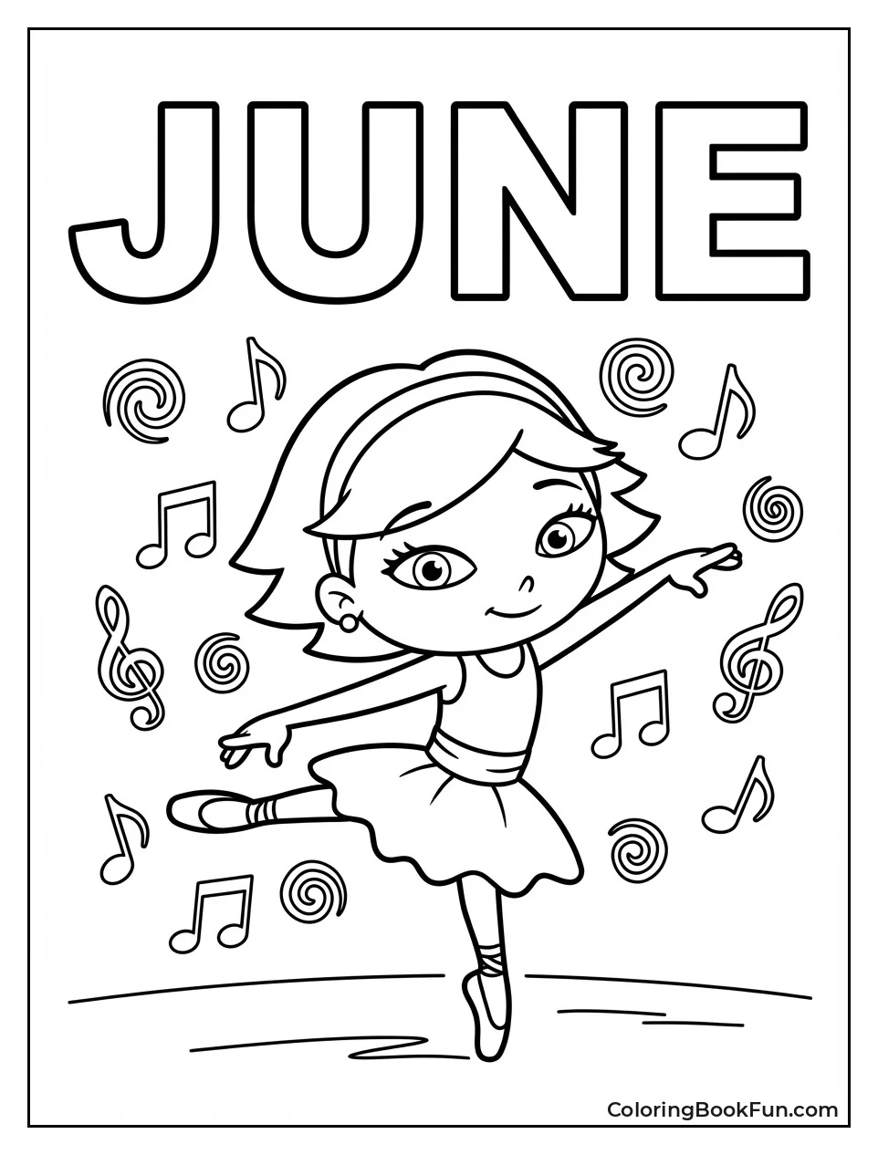 June Poses in Ballet Tutu