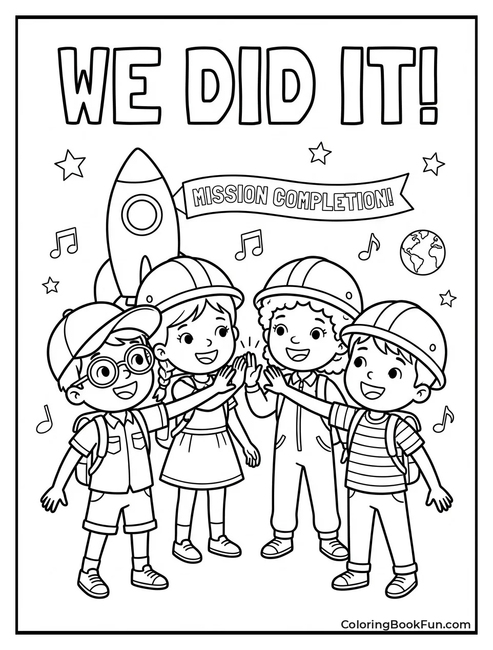 Team Gives High Five