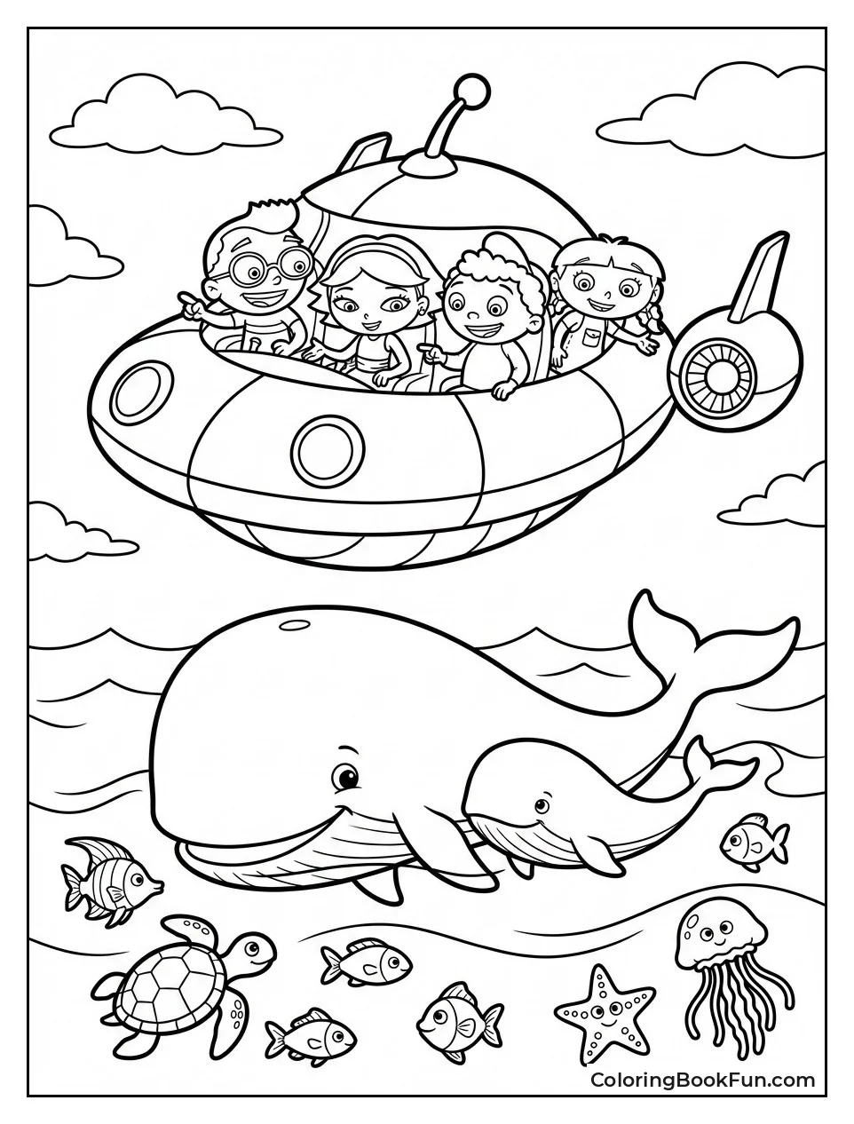 Team Rescues Whale Family