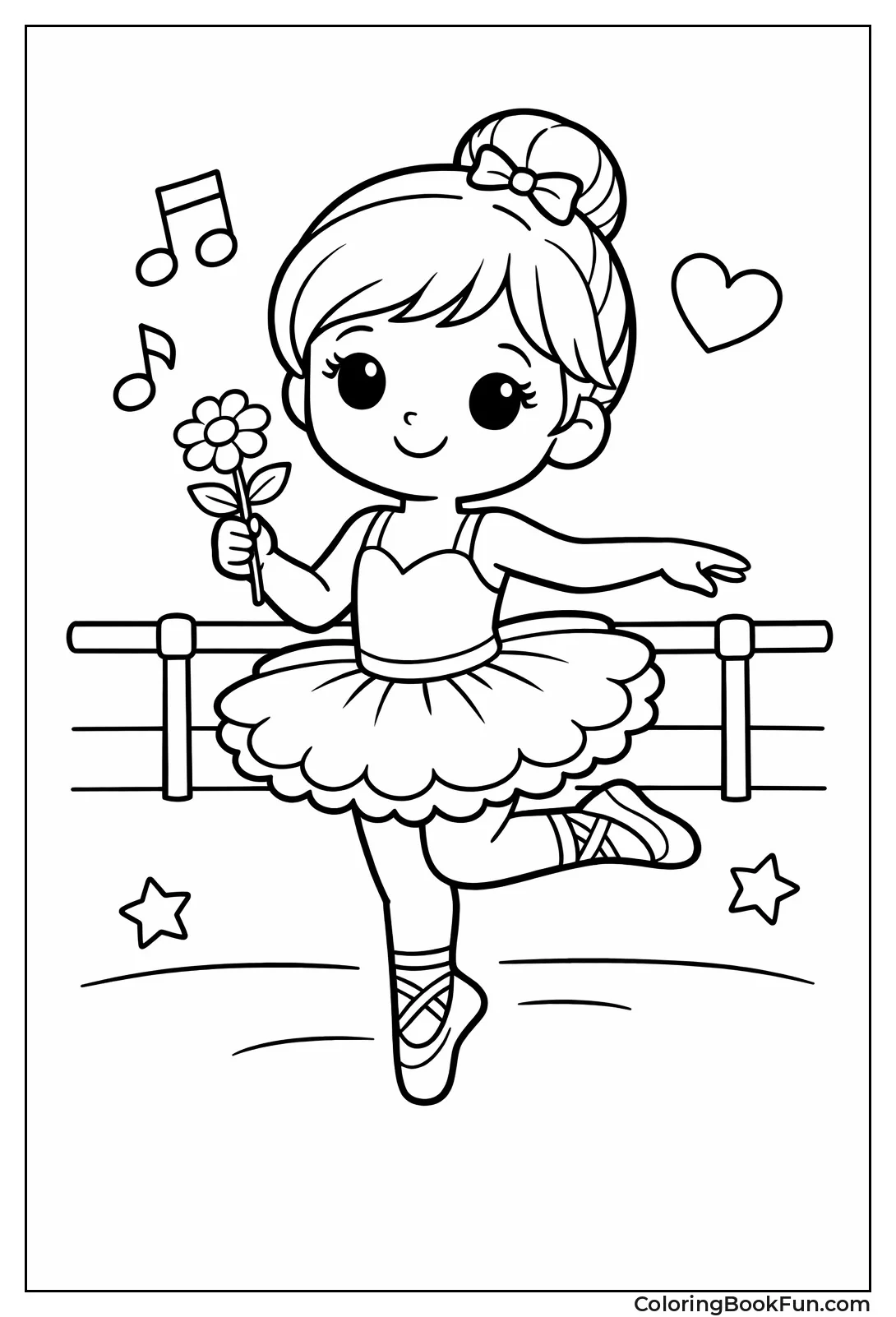 Little Girl with Flower