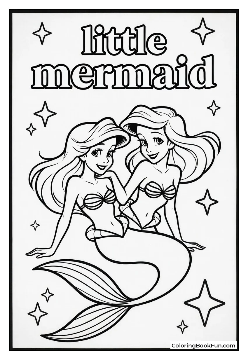 Ariel Swims with Melody