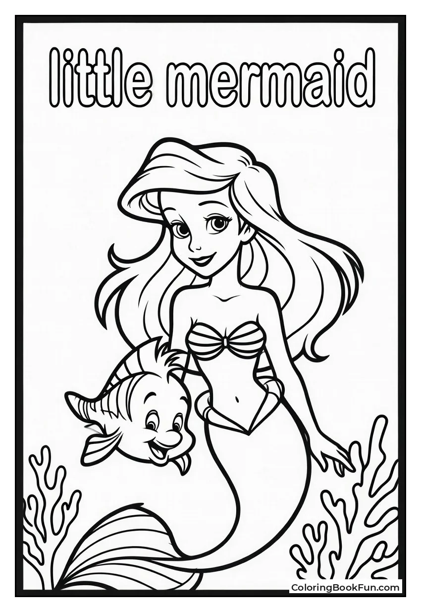 Ariel Weaves through Coral