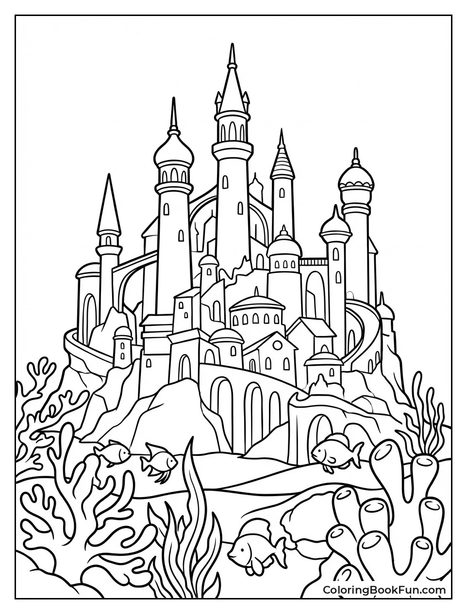 Atlantica's Golden Tower Skyline