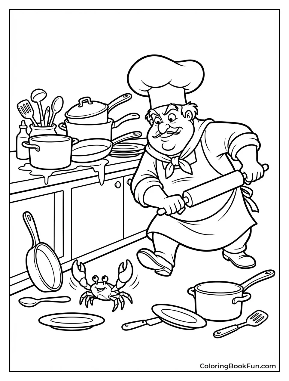 Chef Louis Chases Sebastian