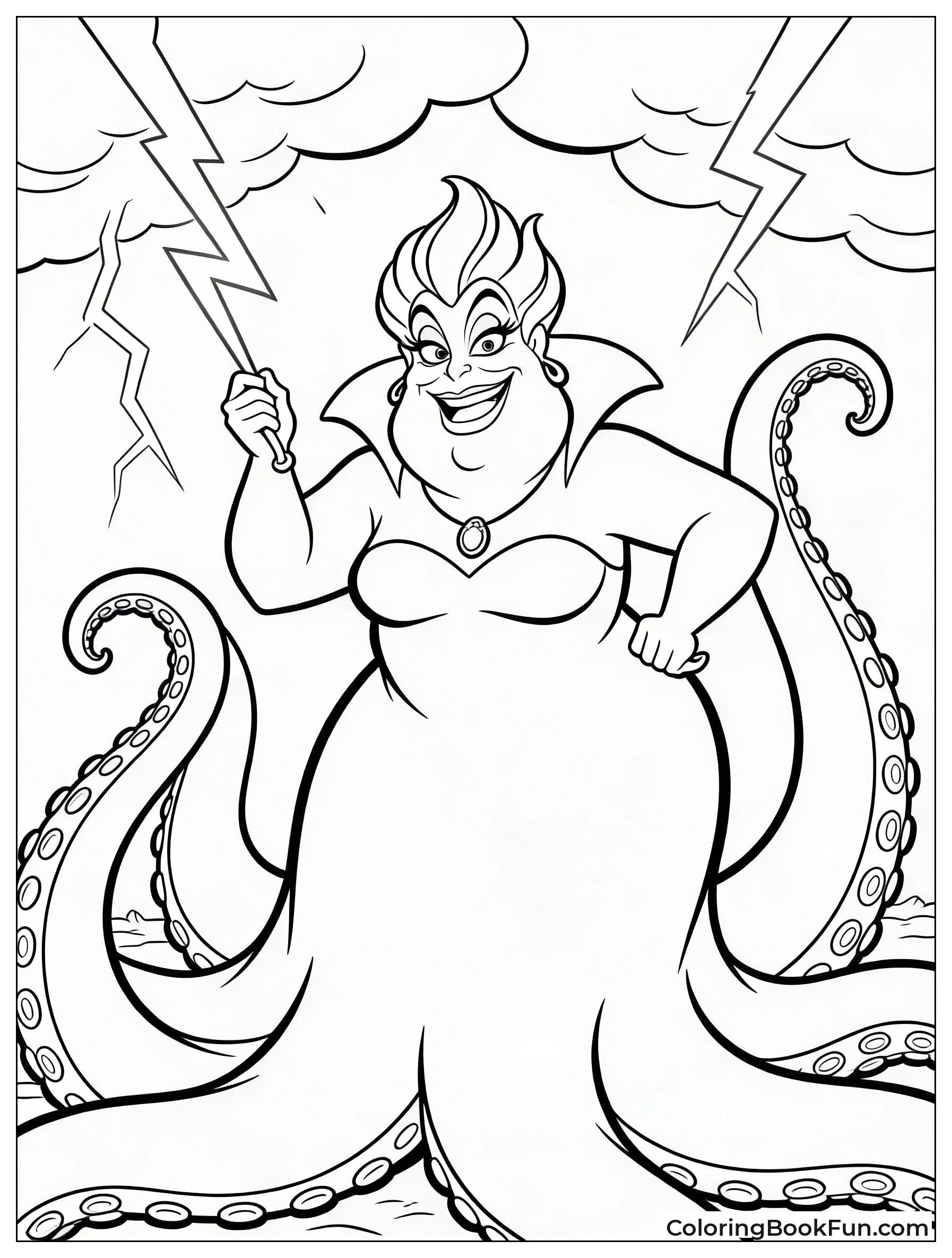 Ursula Summons Giant Whirlpool