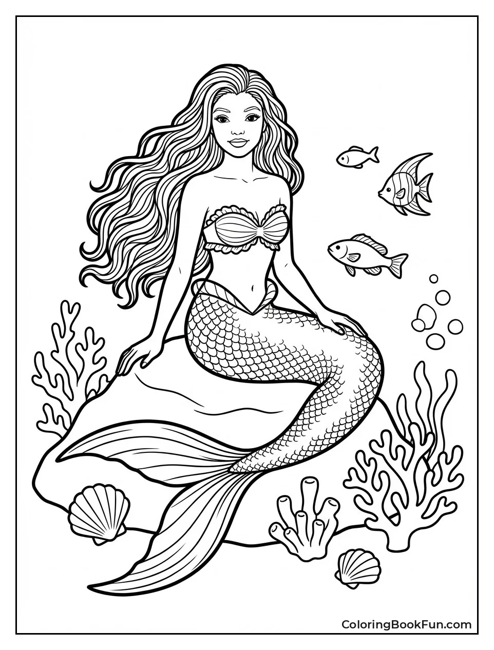 Live Action Ariel Swims