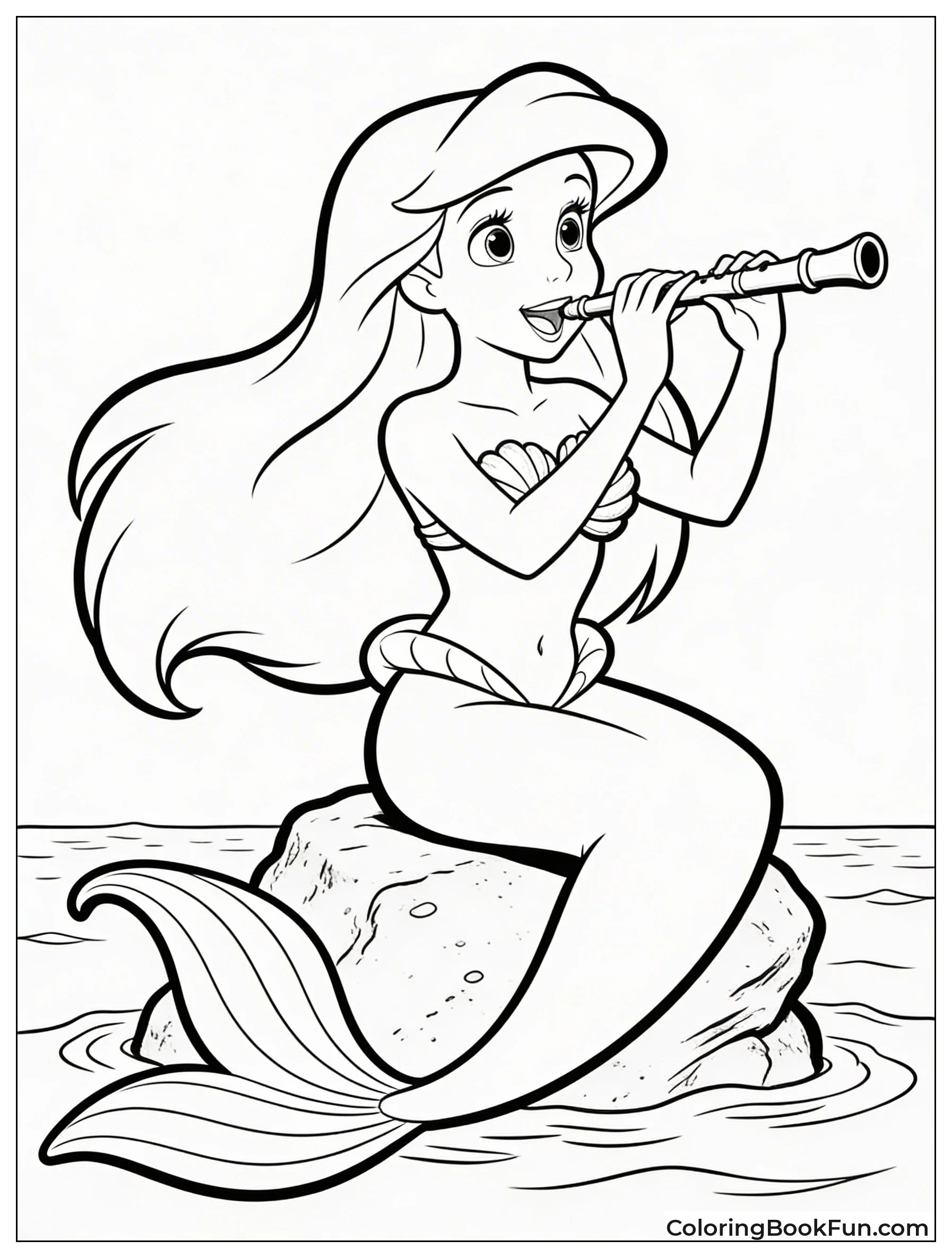 Ariel Plays Pipe Flute