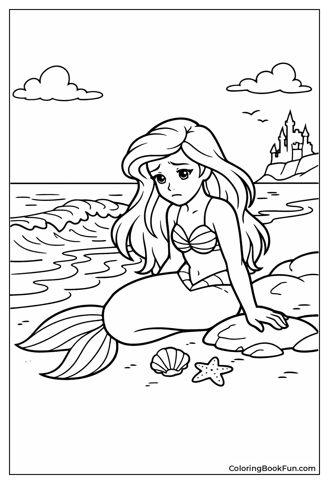 Sad Ariel Sheds Tears