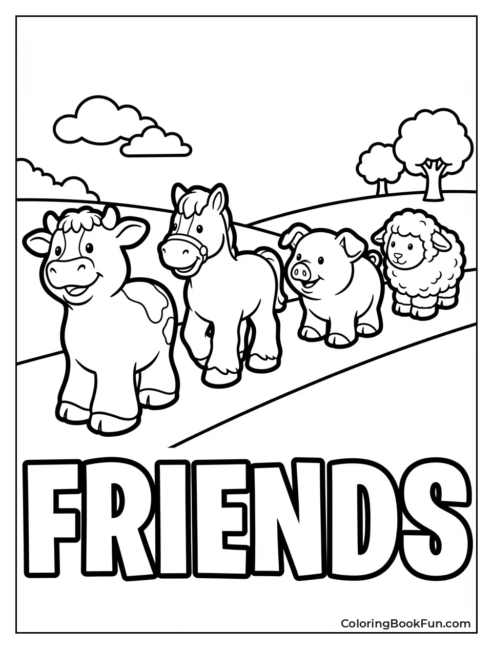 Animals Parade Together