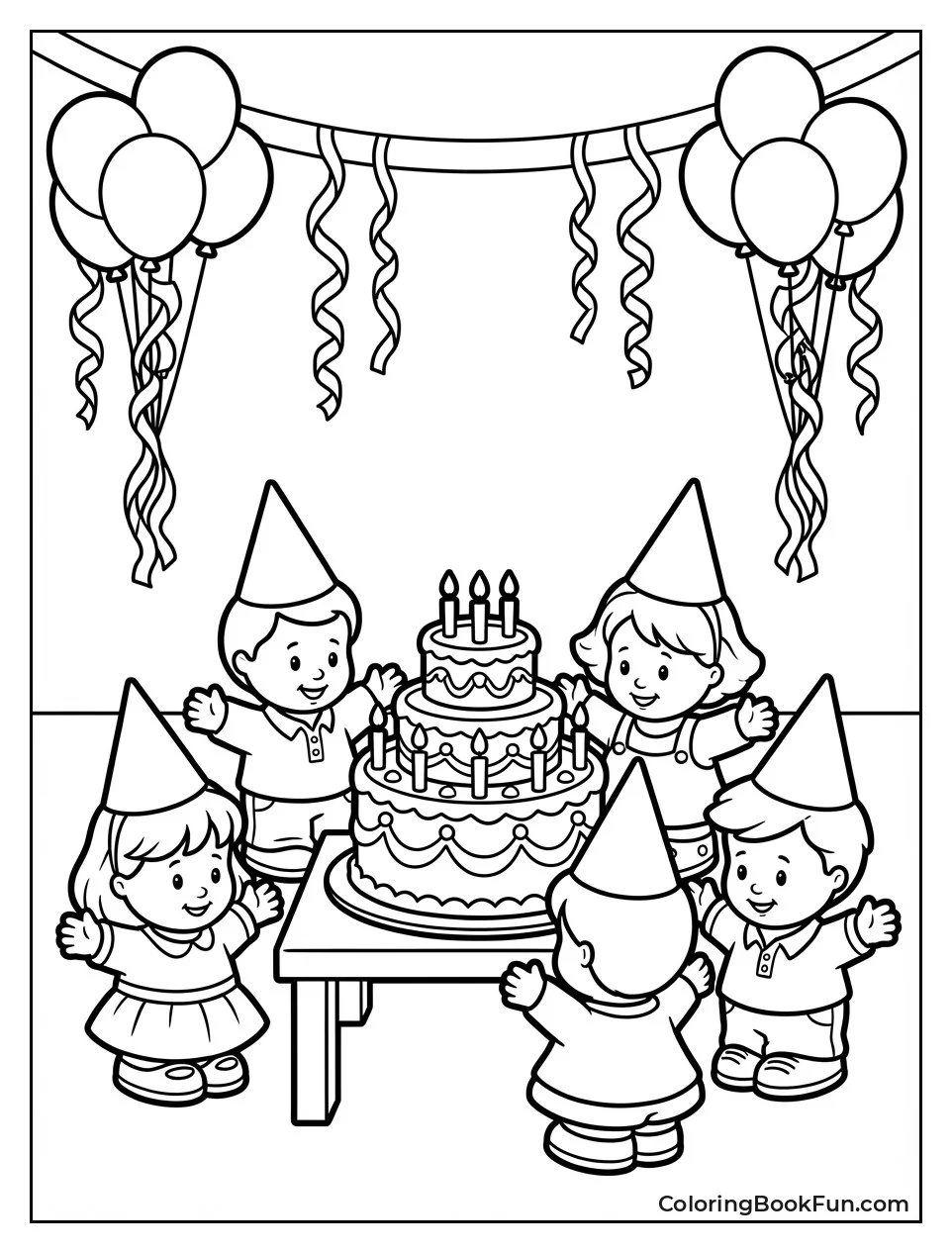 Gang at Birthday Party